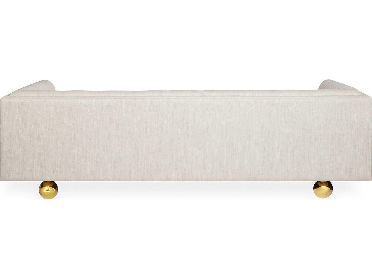 Jonathan Adler Claridge Belfast Stone White Upholstered Sofa