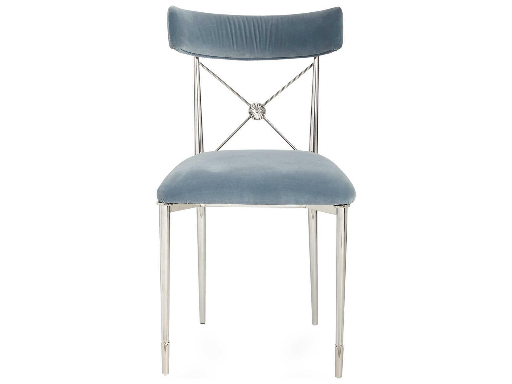 Jonathan Adler Rider Blue Side Dining Chair