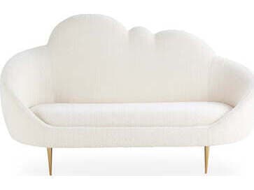 Jonathan Adler Ether White Upholstered Sofa