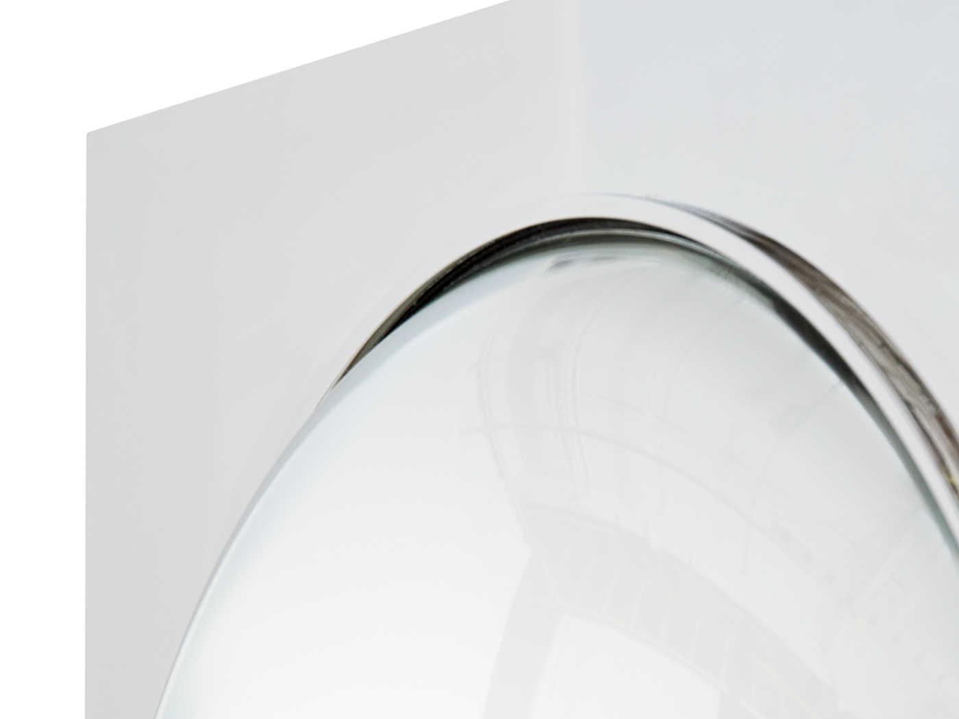 Jonathan Adler Globo Nickel Square Wall Mirror