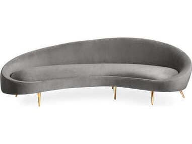 Jonathan Adler Ether Gray Upholstered Sofa
