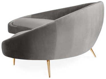 Jonathan Adler Ether Gray Upholstered Sofa