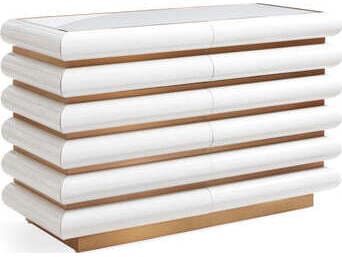 Jonathan Adler Kiki 6-Drawers White Dresser