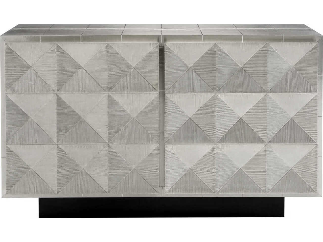 Jonathan Adler Talitha 6-Drawers Silver Double Dresser