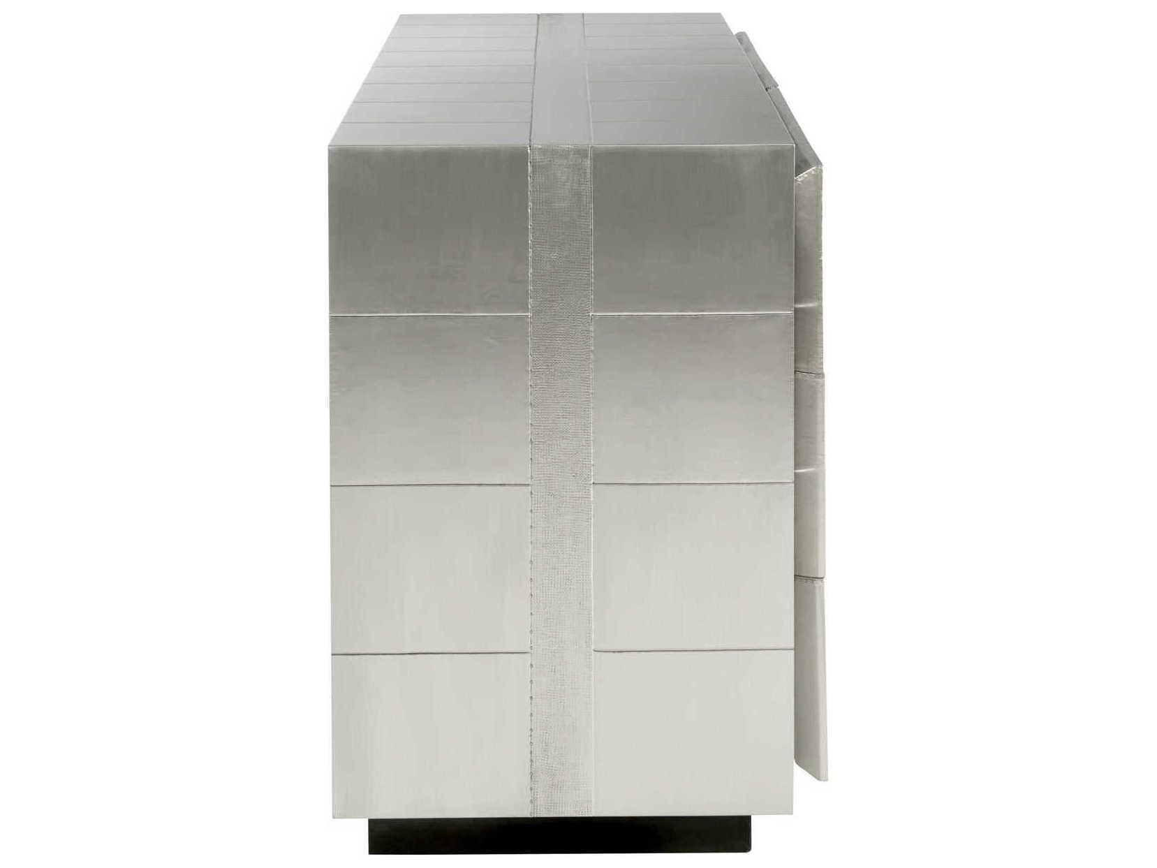 Jonathan Adler Talitha 6-Drawers Silver Double Dresser