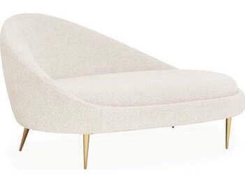 Jonathan Adler Ether White Upholstered Chaise