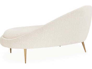 Jonathan Adler Ether White Upholstered Chaise