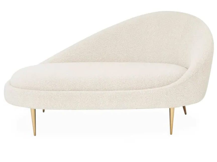 Jonathan Adler Ether White Upholstered Chaise