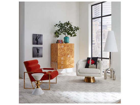 Jonathan Adler Pompidou Nickel Floor Lamp