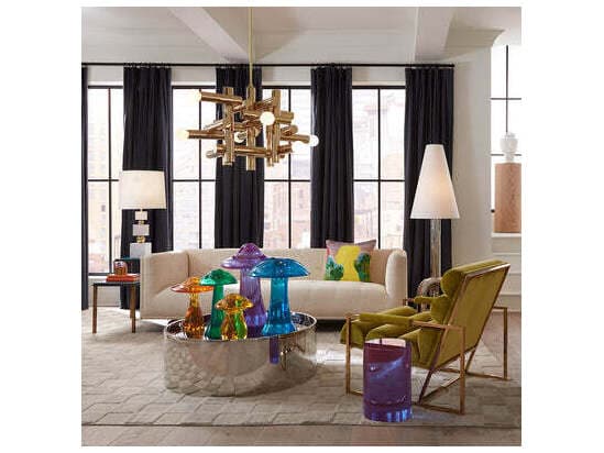 Jonathan Adler Pompidou Nickel Floor Lamp
