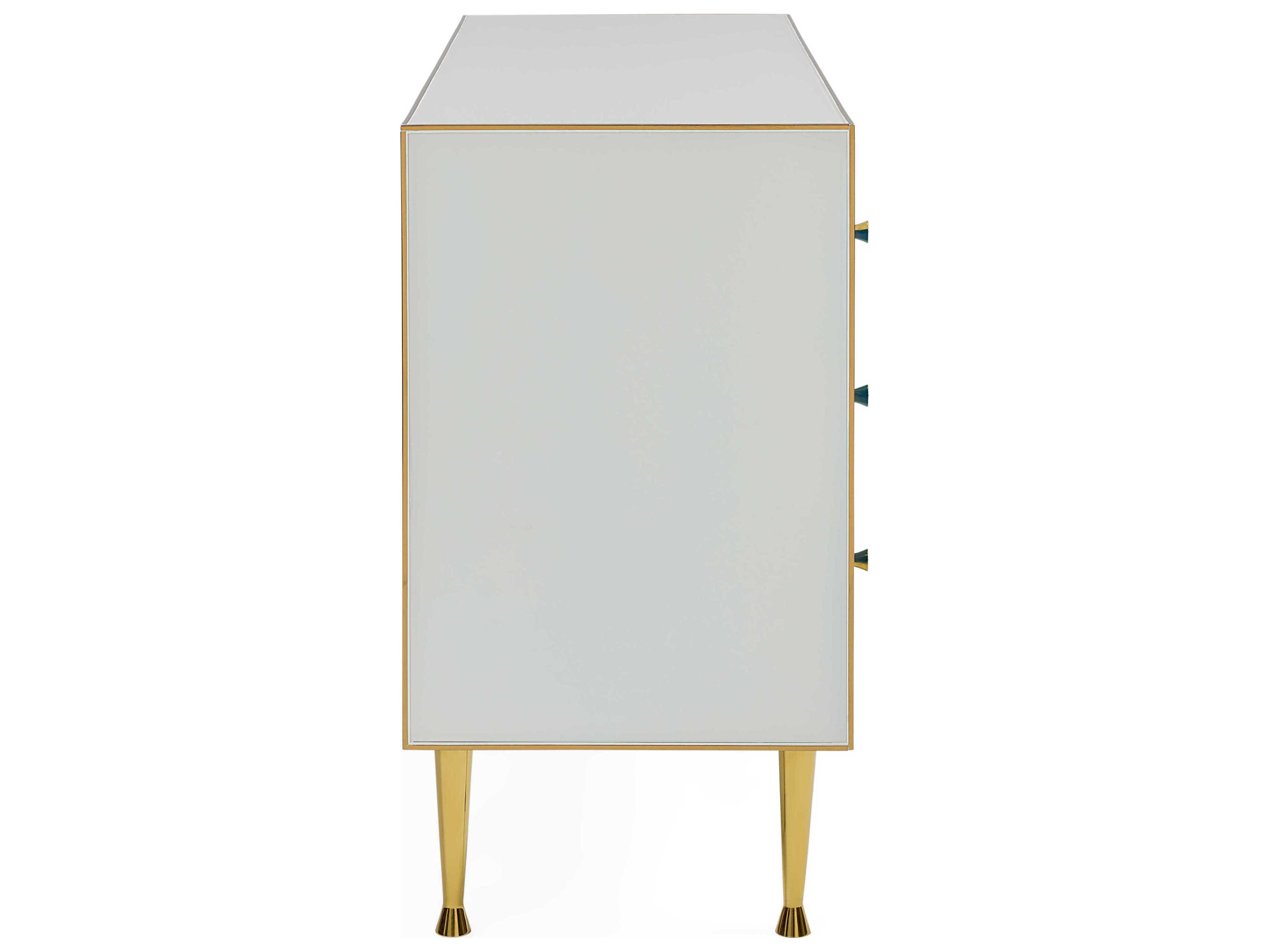 Jonathan Adler Ultramarine White Accent Chest