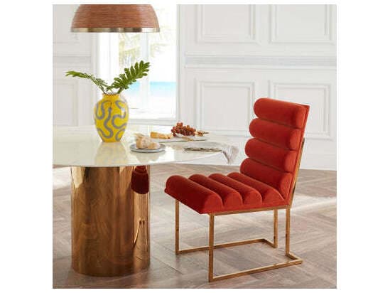 Jonathan Adler Alphaville Round Marble Dining Table