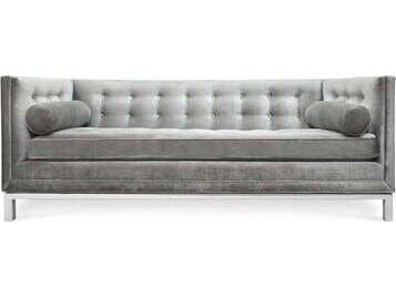 Jonathan Adler Lampert Gray Upholstered Sofa