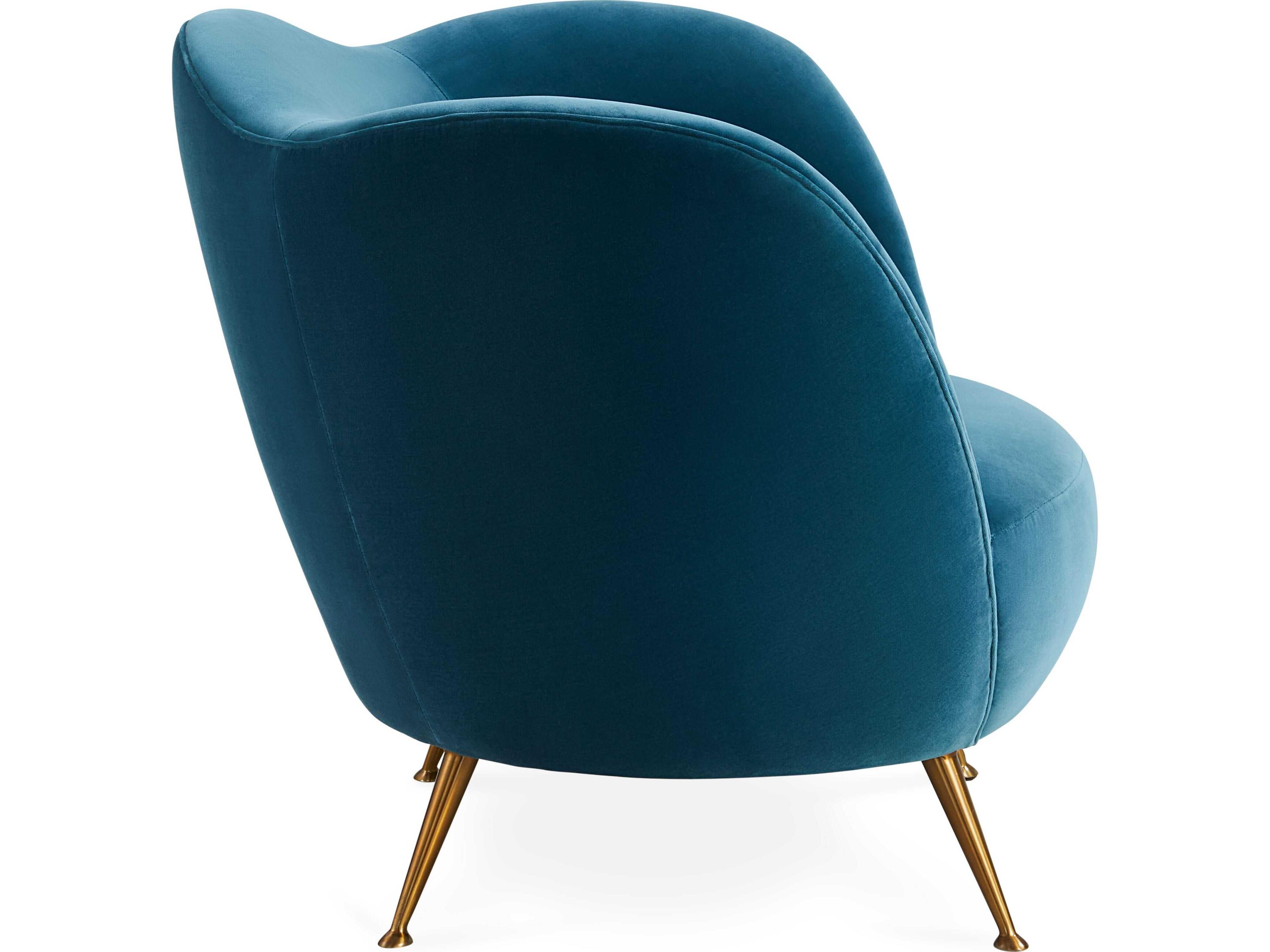 Jonathan Adler Ripple Blue Accent Chair