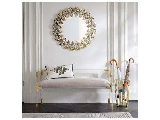 Jonathan Adler Petal Wall Mirror Round