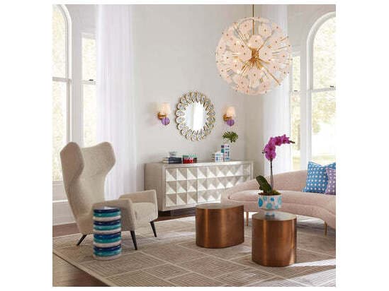 Jonathan Adler Petal Wall Mirror Round