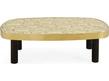 Jonathan Adler Reform Oval Metal Coffee Table