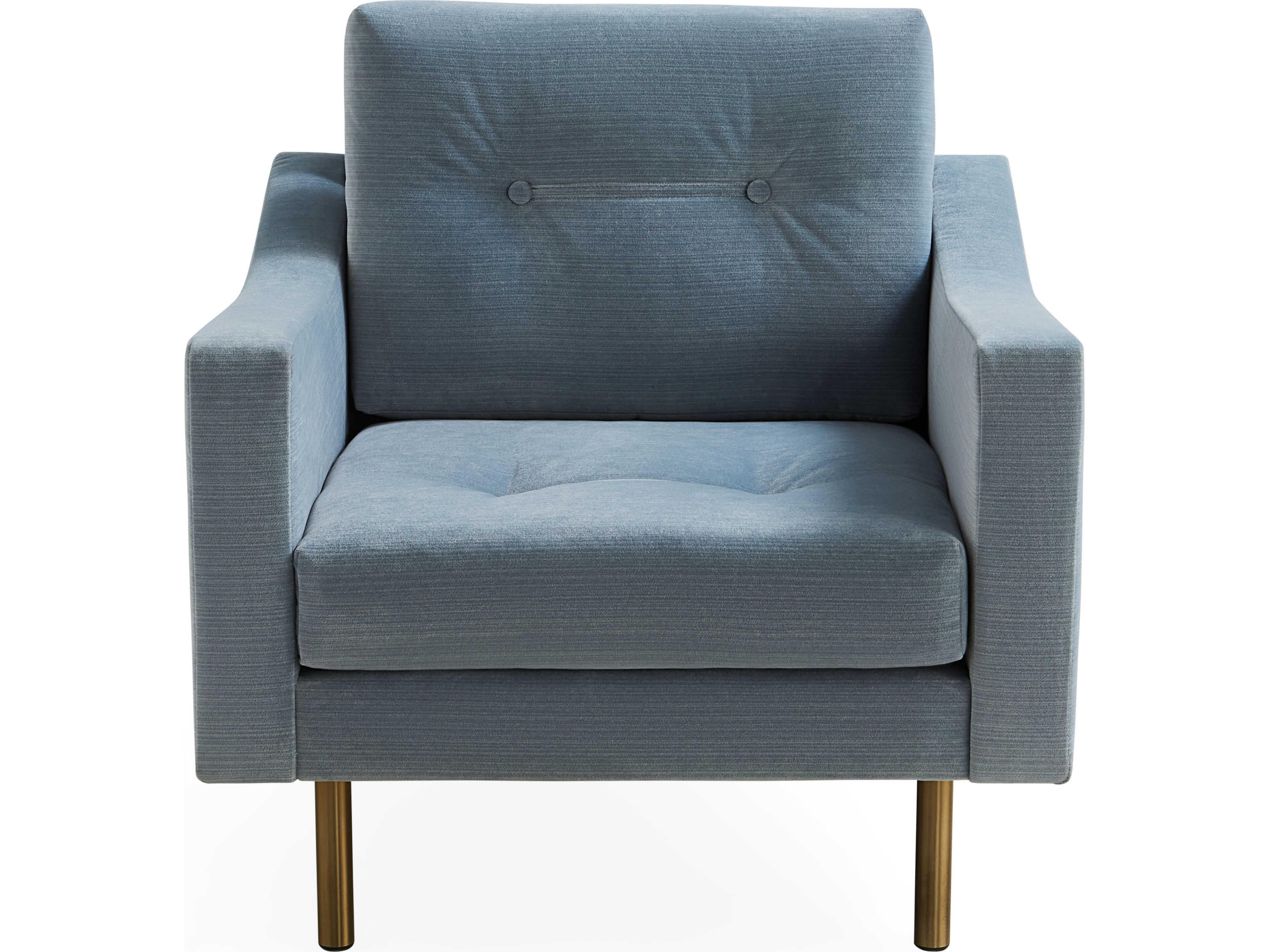 Jonathan Adler Marnie Blue Accent Chair