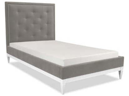 Jonathan Adler Lampert Gray Upholstered Queen Platform Bed