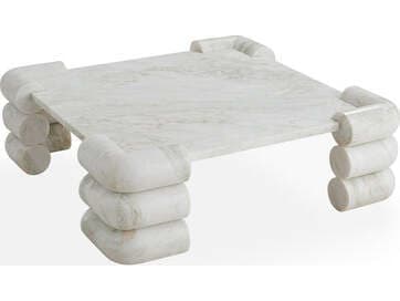 Jonathan Adler Circuit Square Marble Coffee Table