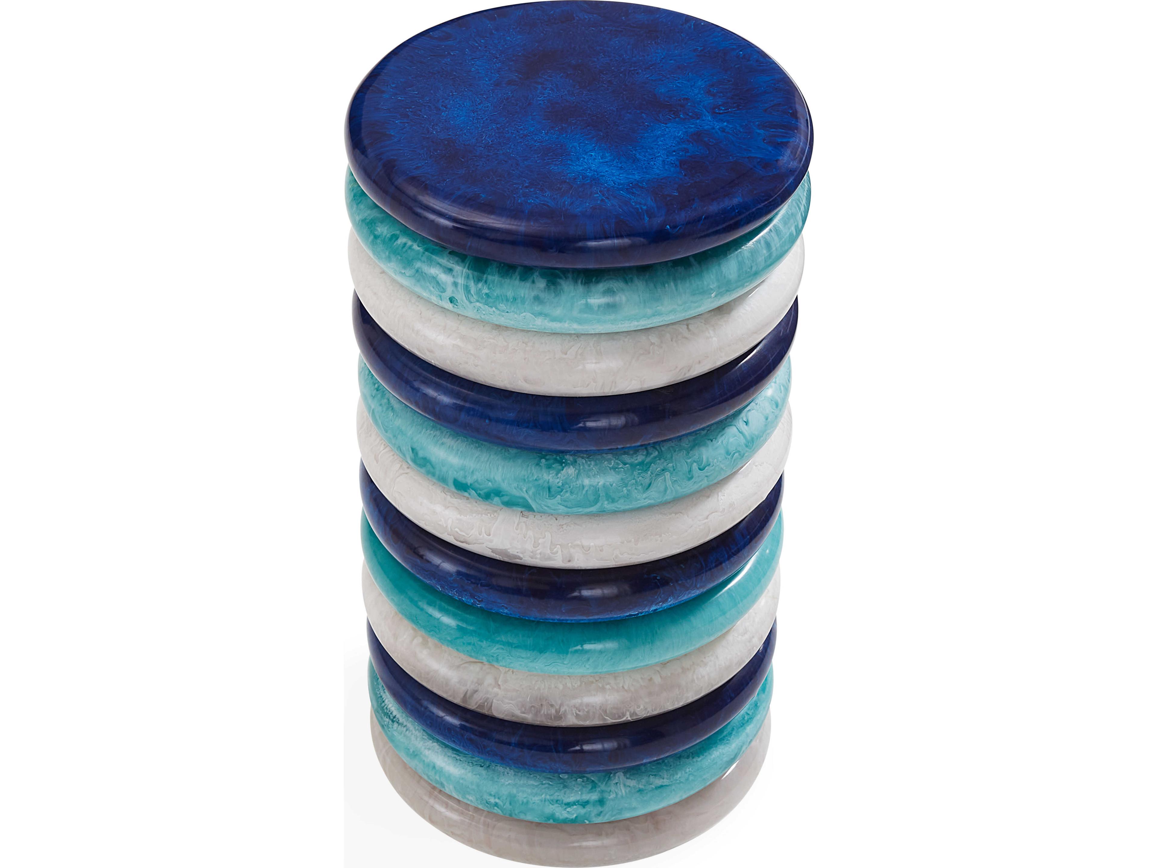 Jonathan Adler Como Round Acrylic End Table