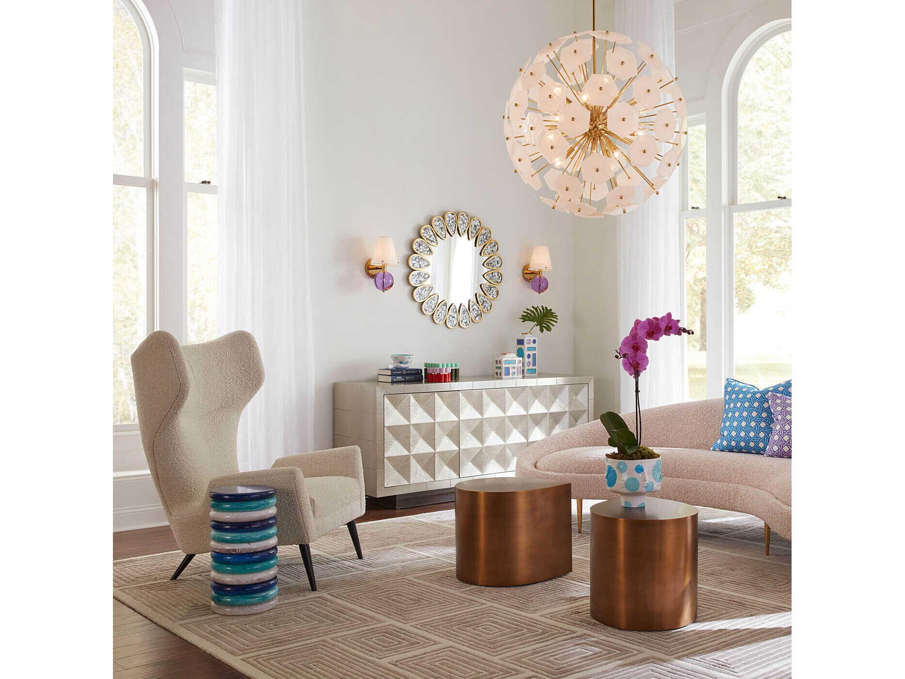 Jonathan Adler Belvedere 1-Light Brass Swing Wall Sconce