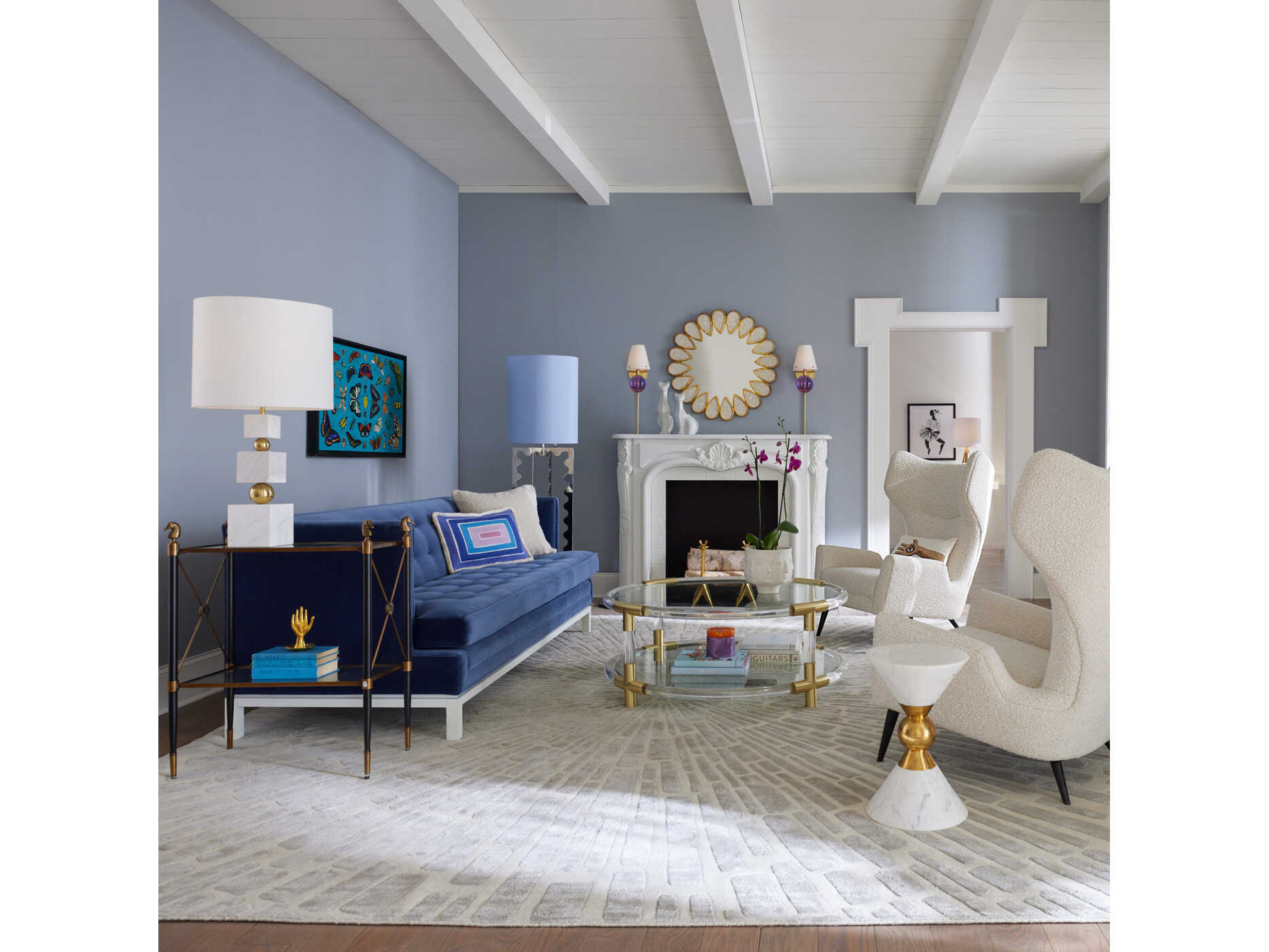 Jonathan Adler Belvedere 1-Light Brass Swing Wall Sconce