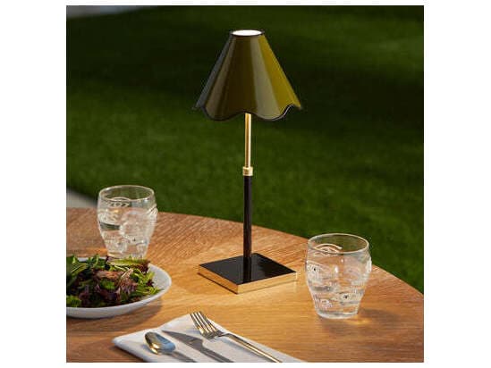 Jonathan Adler Ripple Brown Table Lamp