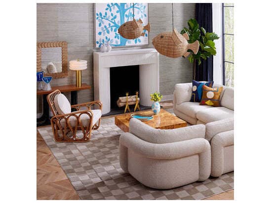 Jonathan Adler Alphaville Brass Table Lamp