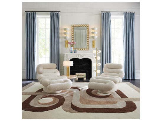 Jonathan Adler Alphaville Brass Table Lamp