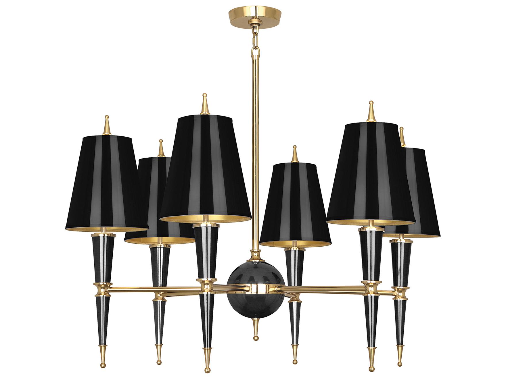 Jonathan Adler Versailles Black Chandelier