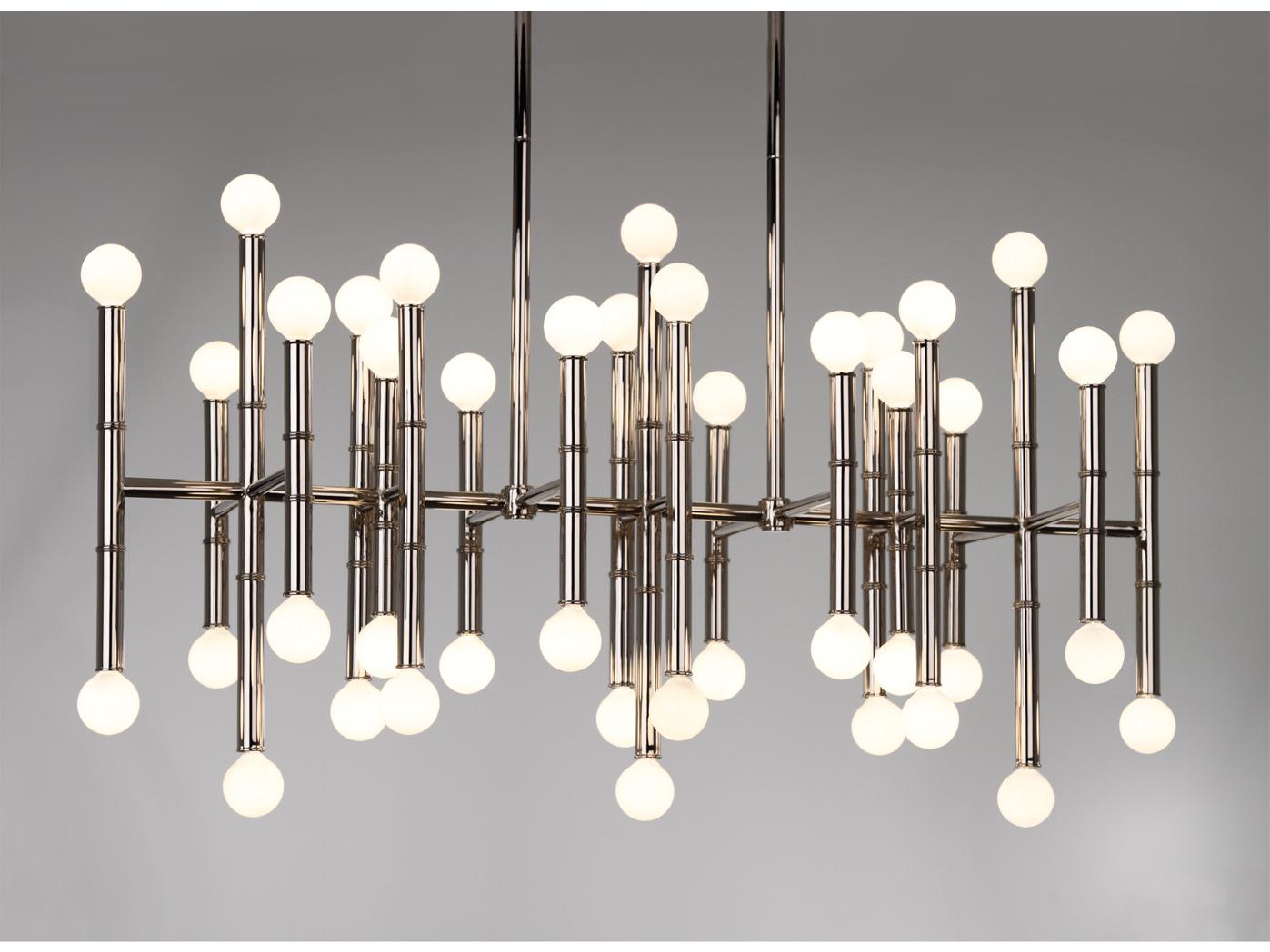 Jonathan Adler Meurice Nickel Chandelier