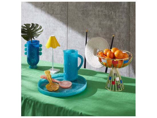 Jonathan Adler Ripple Yellow Table Lamp