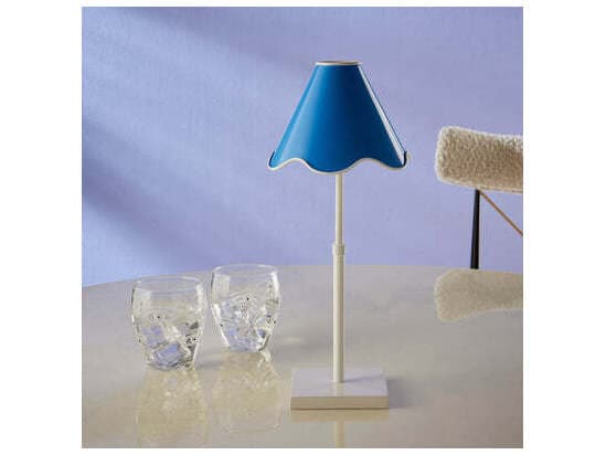 Jonathan Adler Ripple Blue Table Lamp