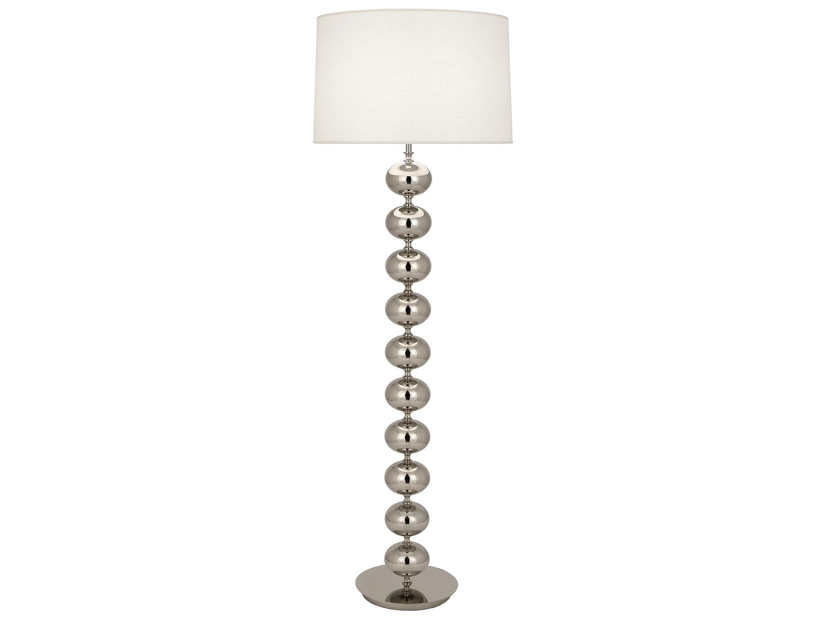 Jonathan Adler Hollywood Polished Nickel Floor Lamp