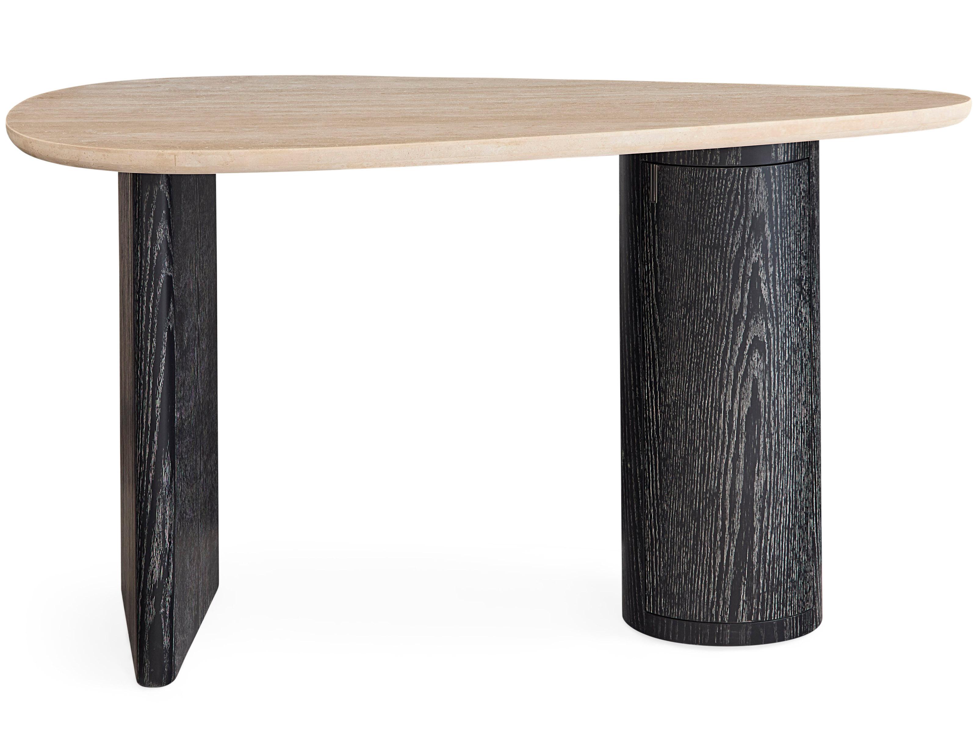 Jonathan Adler Oeuf Black Oak Wood Writing Desk