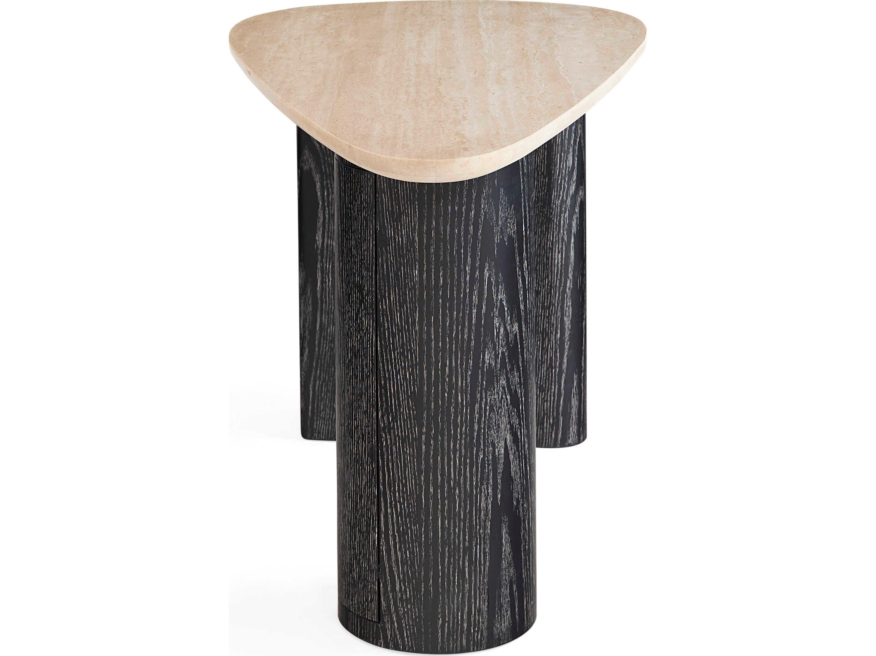 Jonathan Adler Oeuf Black Oak Wood Writing Desk