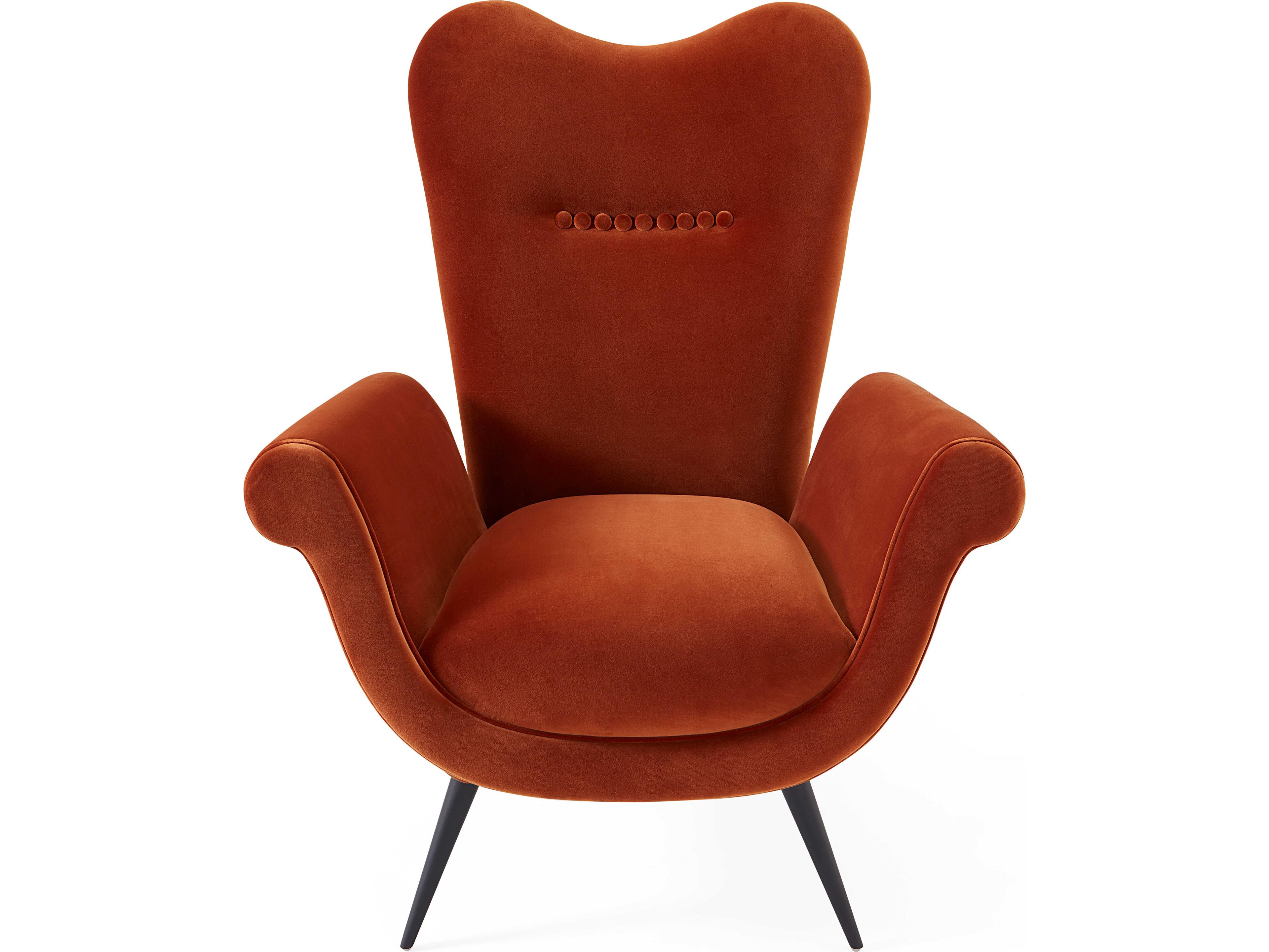 Jonathan Adler Juliet Orange Accent Chair
