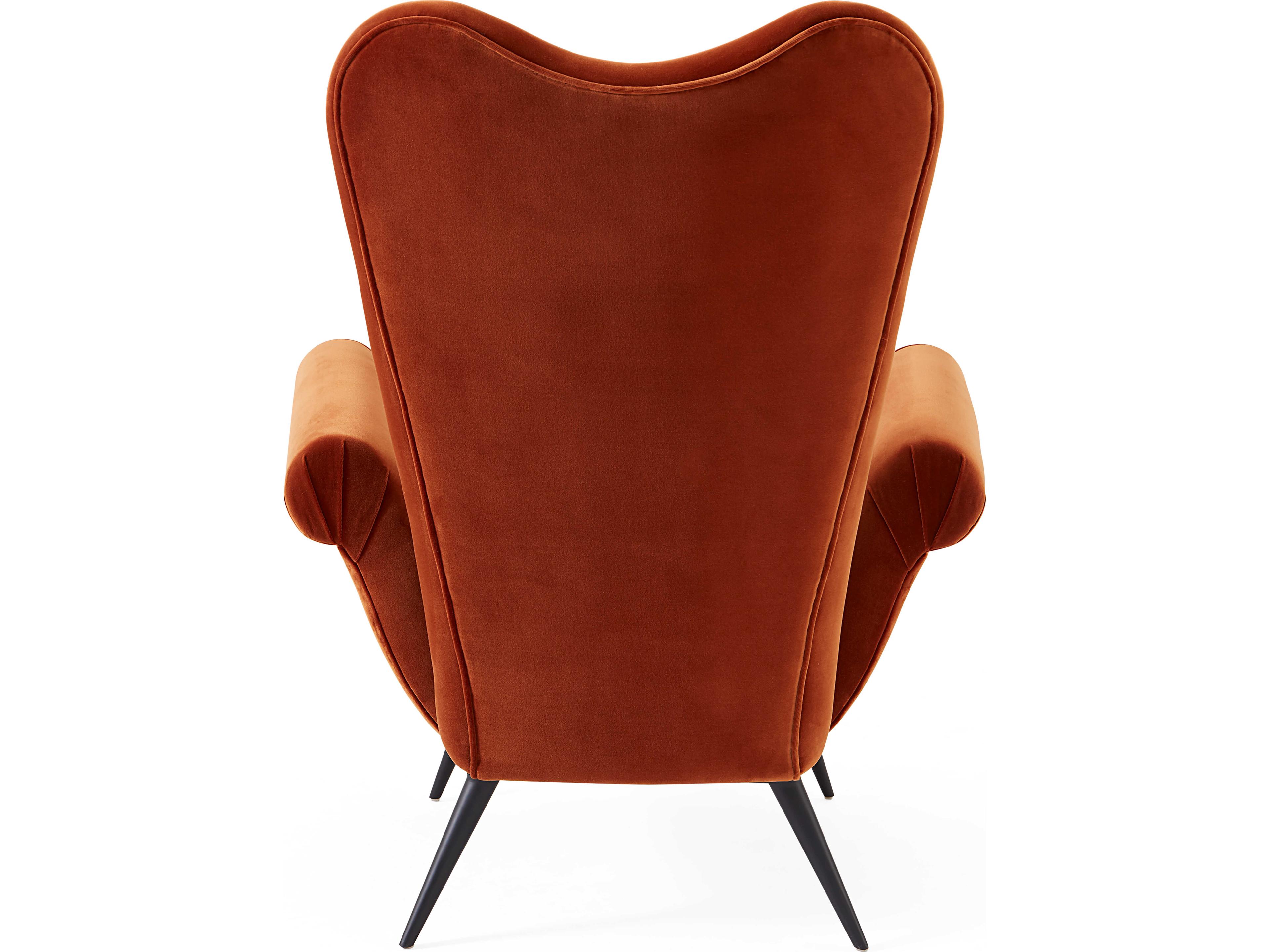 Jonathan Adler Juliet Orange Accent Chair