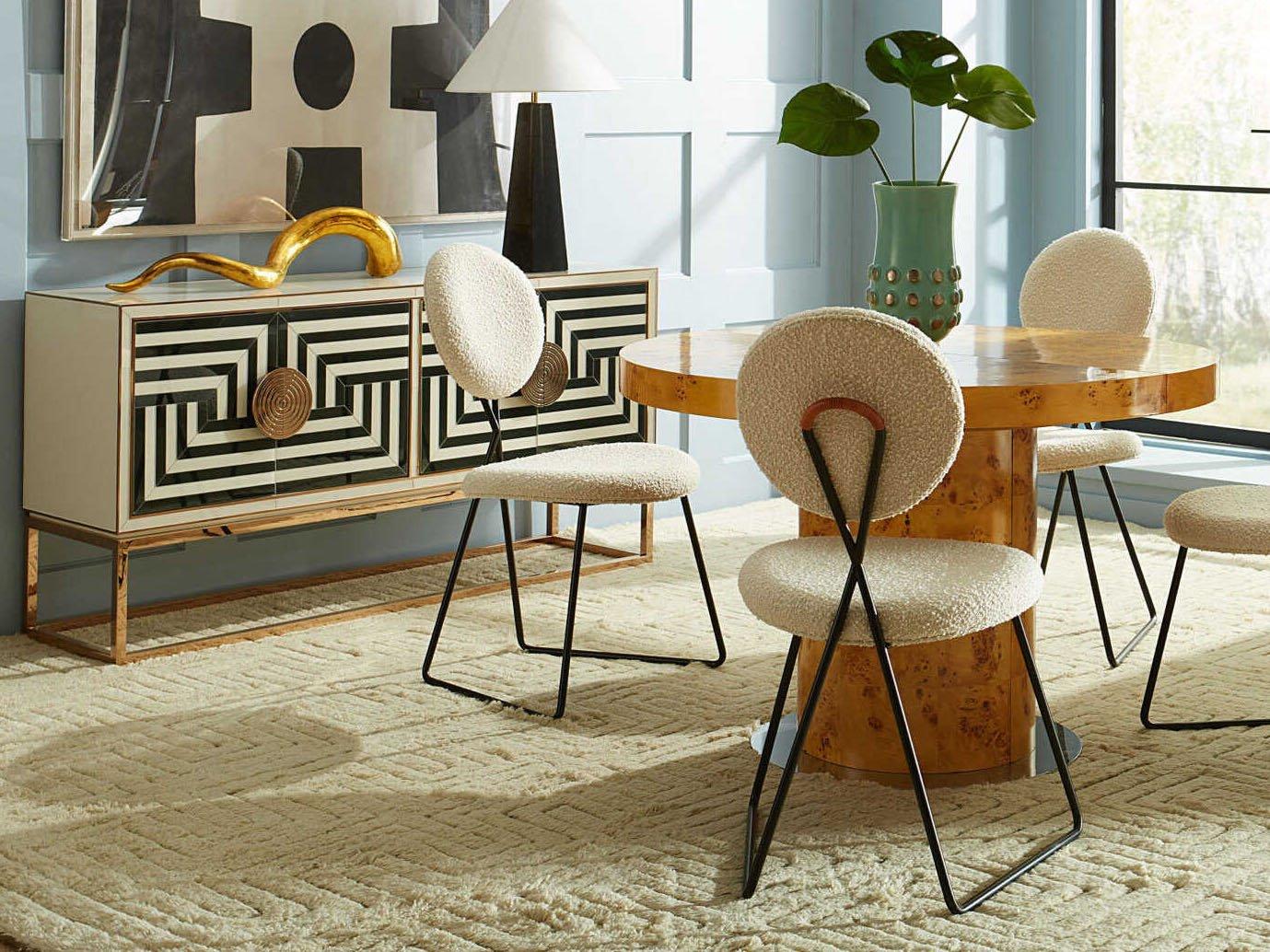 Jonathan Adler Caprice Brown Dining Room Set
