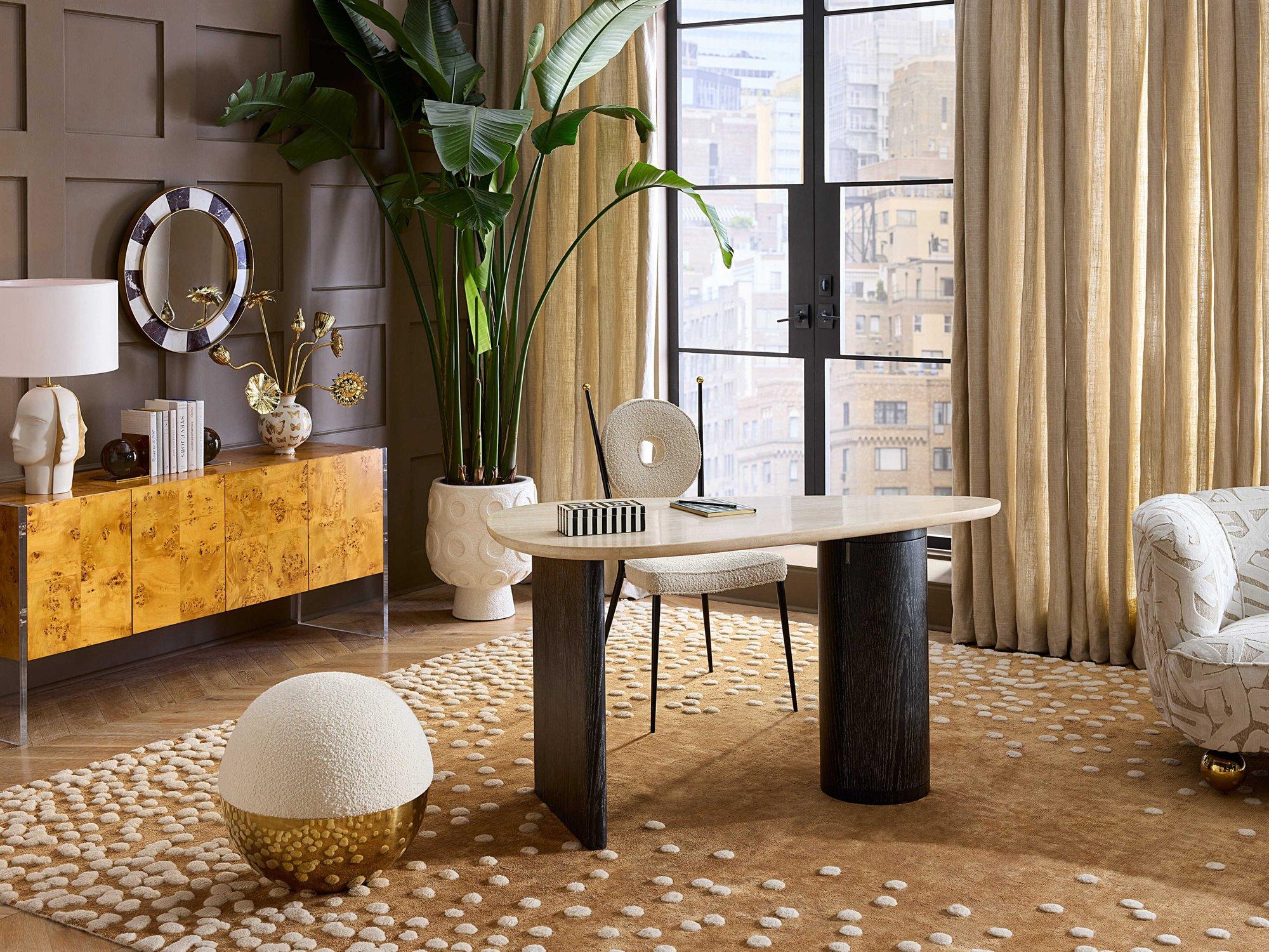 Jonathan Adler Oeuf Brown Home Office Set