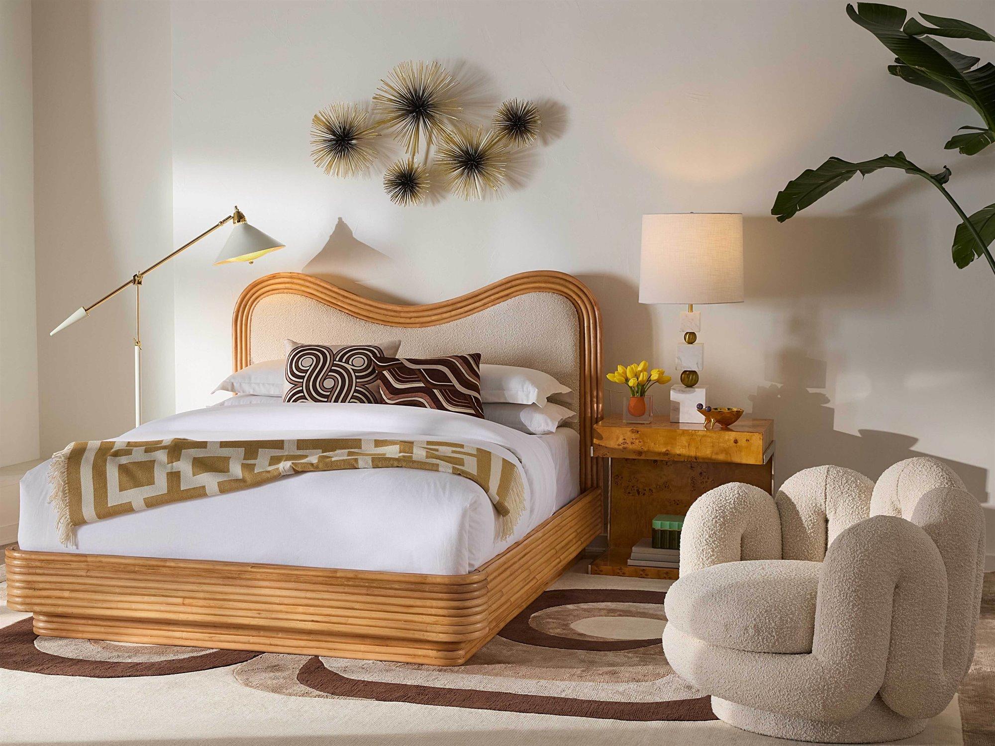 Jonathan Adler Riviera Brown Bedroom Set