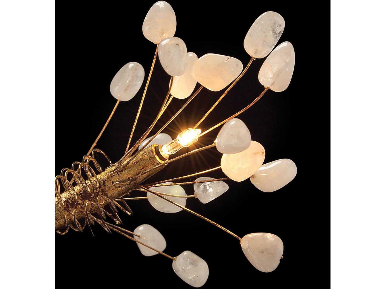 John Richard 16-Light Gold Crystal Tiered Chandelier