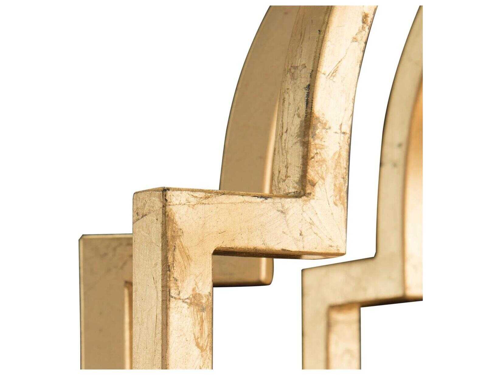 John Richard Mark Mcdowell 8-Light Gold Crystal Candelabra Chandelier