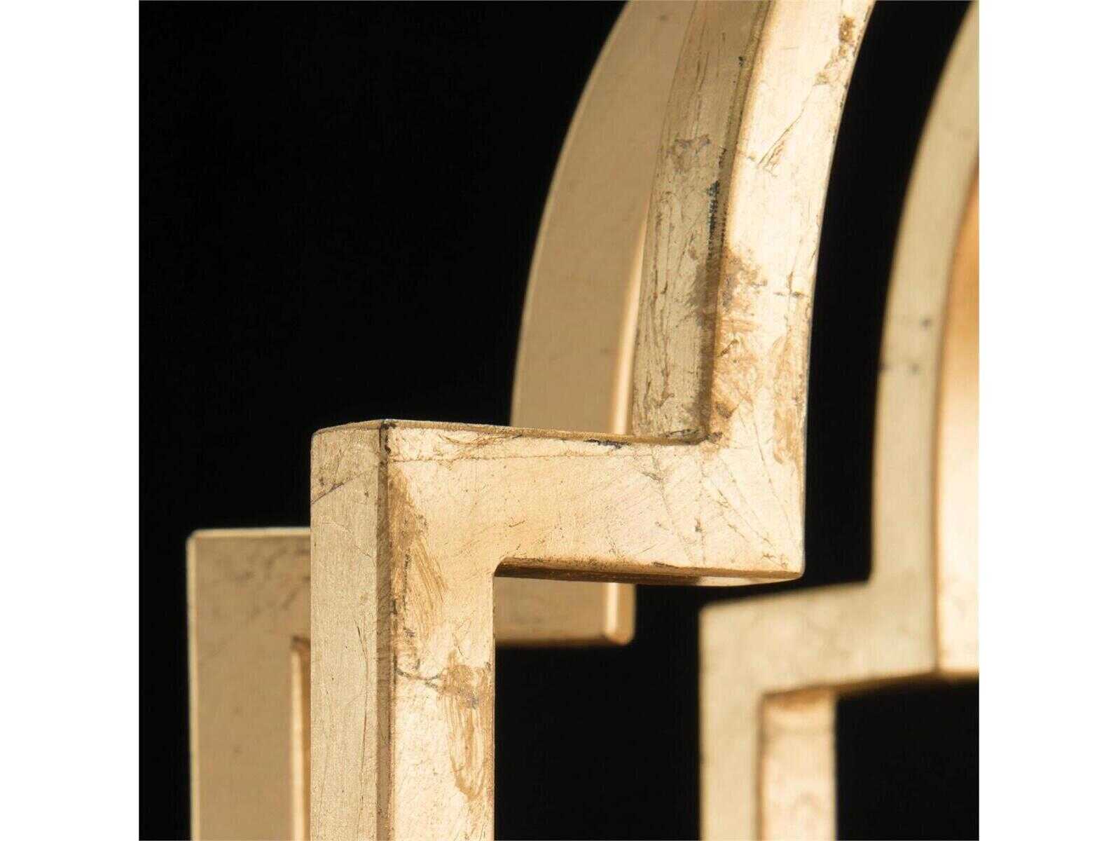 John Richard Mark Mcdowell 8-Light Gold Crystal Candelabra Chandelier