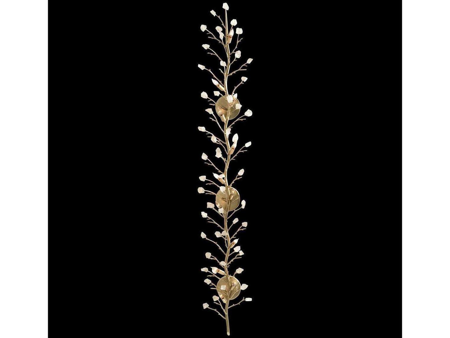 John Richard Mark McDowell Quartz 12-Light Antique Silver Champagne Wall Sconce