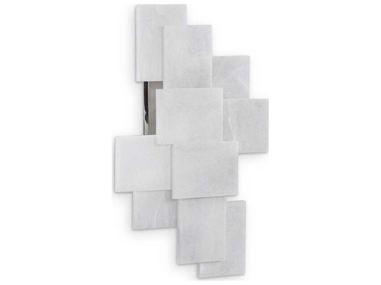 John Richard Margaret Fisher 2-Light White Wall Sconce