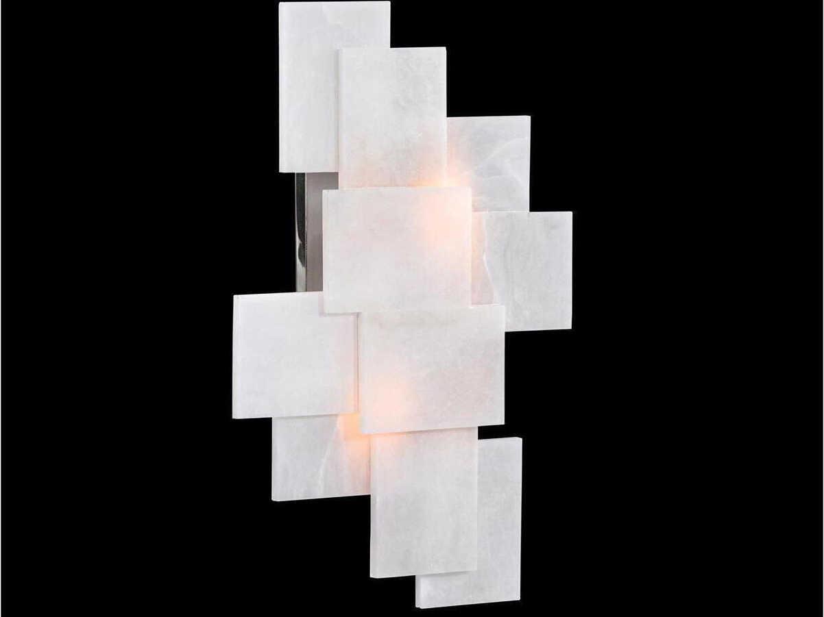 John Richard Margaret Fisher 2-Light White Wall Sconce