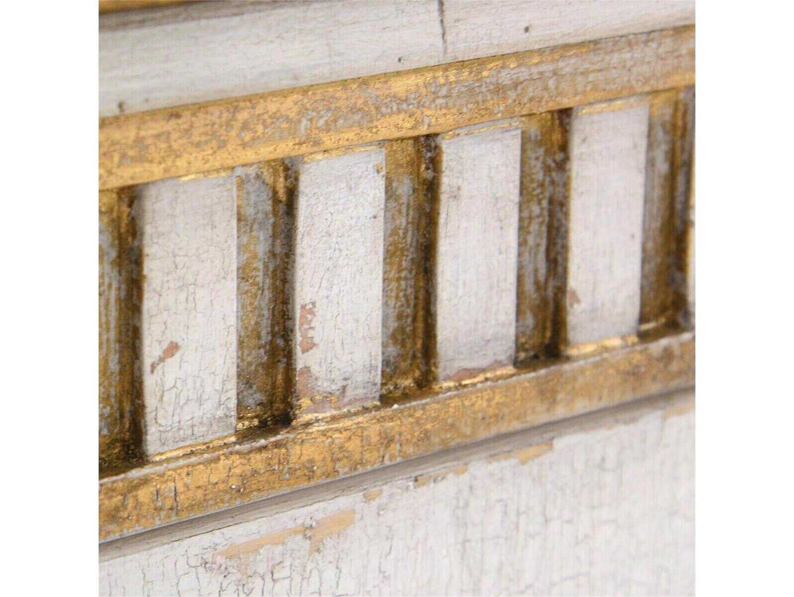 John Richard Mark McDowell Corsini 4-Drawers White Beech Wood Double Dresser