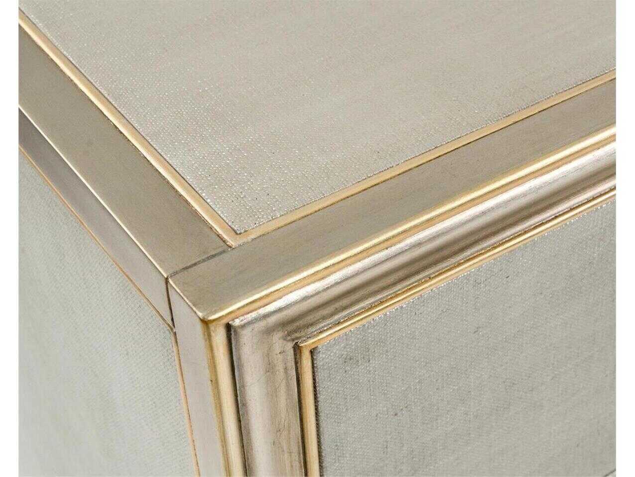 John Richard Mark McDowell Cefalu Champagne Beech Wood Accent Chest